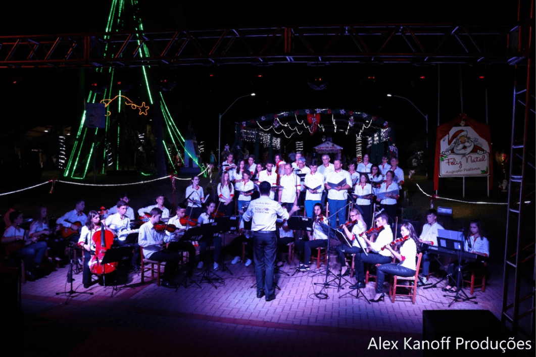 Apresentação Natalina em Augusto Pestana